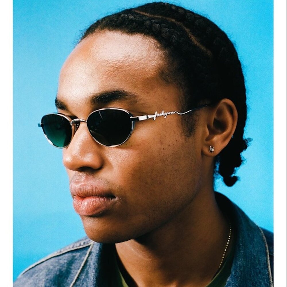 SUPREME F#*K *0U METAL SUNGLASSES BLACK